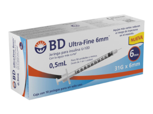 BD Ultra Fine 0.5ml 31Gx6mm