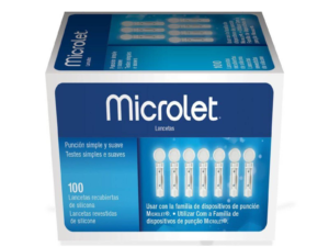 MICROLET LANCETAS PZA 100
