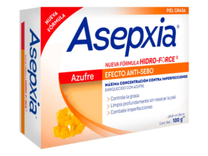 ASEPXIA JABON AZUFRE C/100GR A