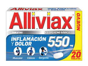 Alliviax 550mg 20 tab