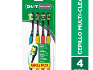 CEPILLO GUM MULTI CLEAN 4 PZAS