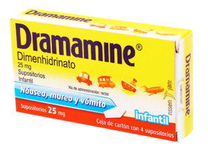 DRAMAMINE SUPOSITORIOS 25 MG A
