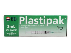 Jeringa 3ml Verde