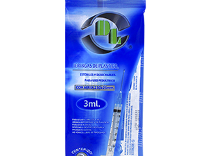 Jeringa Pediátrica Azul