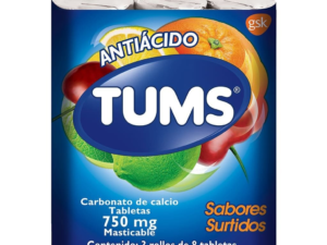 Tums 750mg 3 rollos