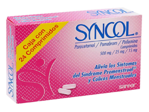 SYNCOL 500MG 25MG 15MG 24 COMP