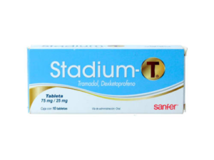 STADIUM T-TRAMADOL-DEXKETOPROFENO-75MG-10TAB