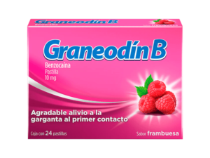 Graneodin B Frambuesa 24 pastillas