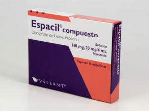 ESPACIL COMPUESTO-CLONIXINATO DE LISINA- HIOSCINA-125MG