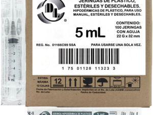Jeringa DL Negra 5ml