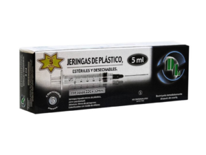 Jeringa 5ml 22x32 c/5