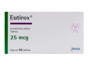 Eutirox 25mcg 50 tabs