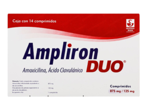 AMPLIRON DUO 875 125MG 14 COMP