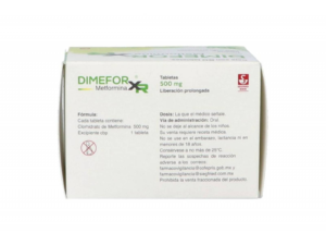 DIMEFOR XR 500MG TAB 60