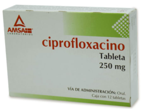 Ciprofloxacino 250mg 12 tabs