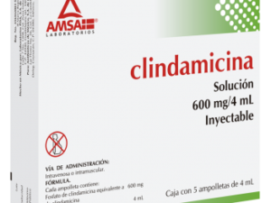 Clindamicina Inyectable 600mg 5 amp