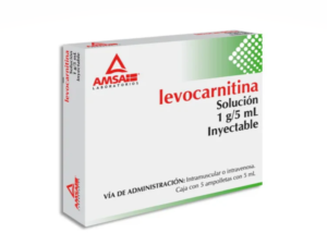 Levocarnitina Inyectable 5 ampolletas