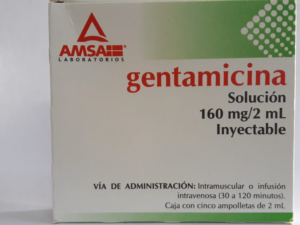 GENTAMICINA 160MG 2ML INY