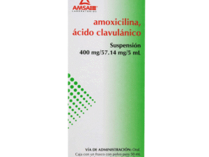 AMOXICILINA AC. CLAVULANICO 400MG SUSP