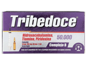 Tribedoce 50,000 c/5 jeringas