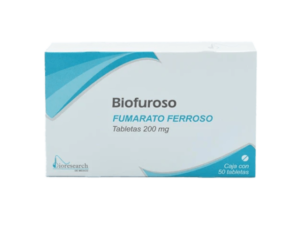 Biofuroso Hierro Fumarato 200 Mg Caja C/50 Tabletas