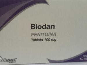 Biodan (Fenitoina Sdica) 100 Mg Caja C/50 Tabletas