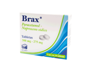 Brax(PARACETAMOL NAPROXENO) 275MG/300MG