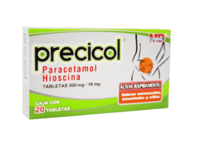 PRECICOL 10MG 500MG 20TBS