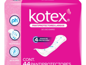 pantiprotector kotex f&s largo con 44 piezas