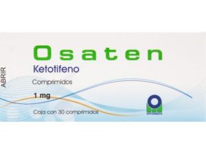 OSATEN KETOTIFENO 1MG C/30TAB A