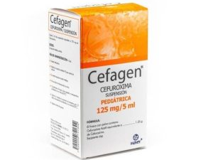 CEFAGEN SUSP PED 125 MG/5 ML
