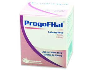 Progofhal (Cabergolina) 0.50 Mg Frasco Con 2 Tabletas