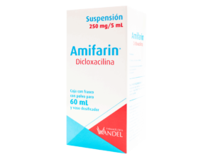 Dicloxacilina Suspensión 250mg