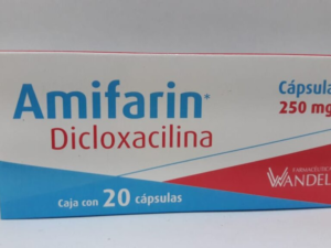 Dicloxacilina 250mg 20 tabs