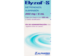 ELYZOL-S (METRONIDAZOL) SUSP 250 MG C/120