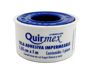 Tela adhesiva Quirmex 1.25cm x 1m