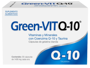 GREEN-VIT Q-10 VITAMINAS Y MINERALES C/30CAP A