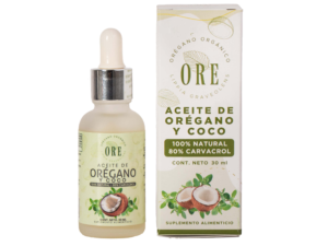 Aceite de Orégano y Coco 30 ml