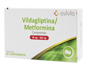 VILDAGLIPTINA/METFORMINA 50/850 COM