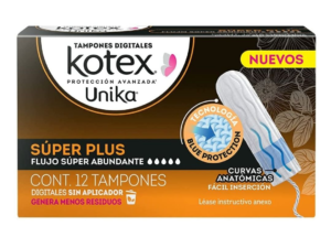 TAMPONES KOTEX UNIK SUPER C/12