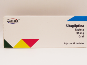 Sitagliptina 50 mg Caja con 28 Tabletas